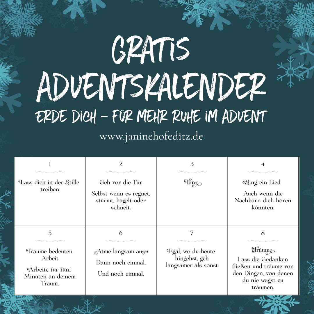 Erde dich - ein kostenloser Adventskalender