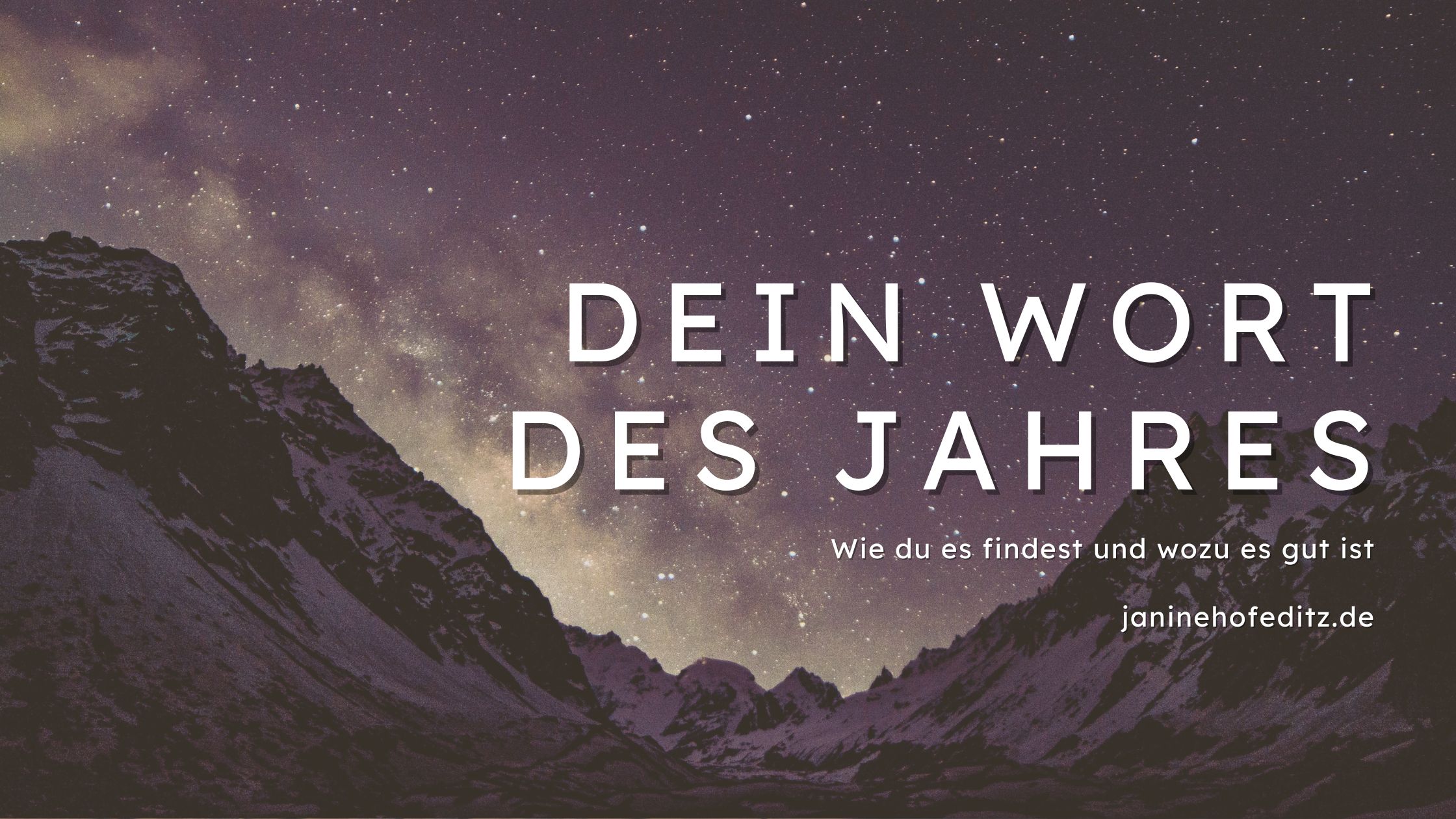 Dein Wort des Jahres: Wie du es findest und wozu es gut ist